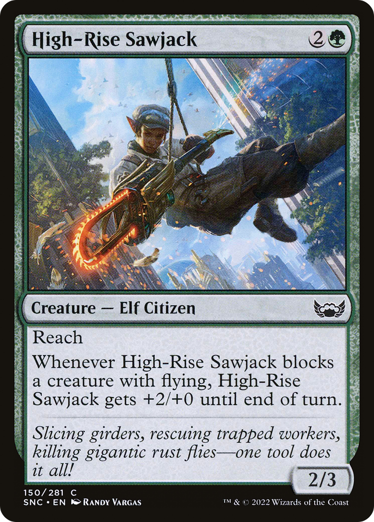 High-Rise Sawjack (150) Foil - Streets of New Capenna