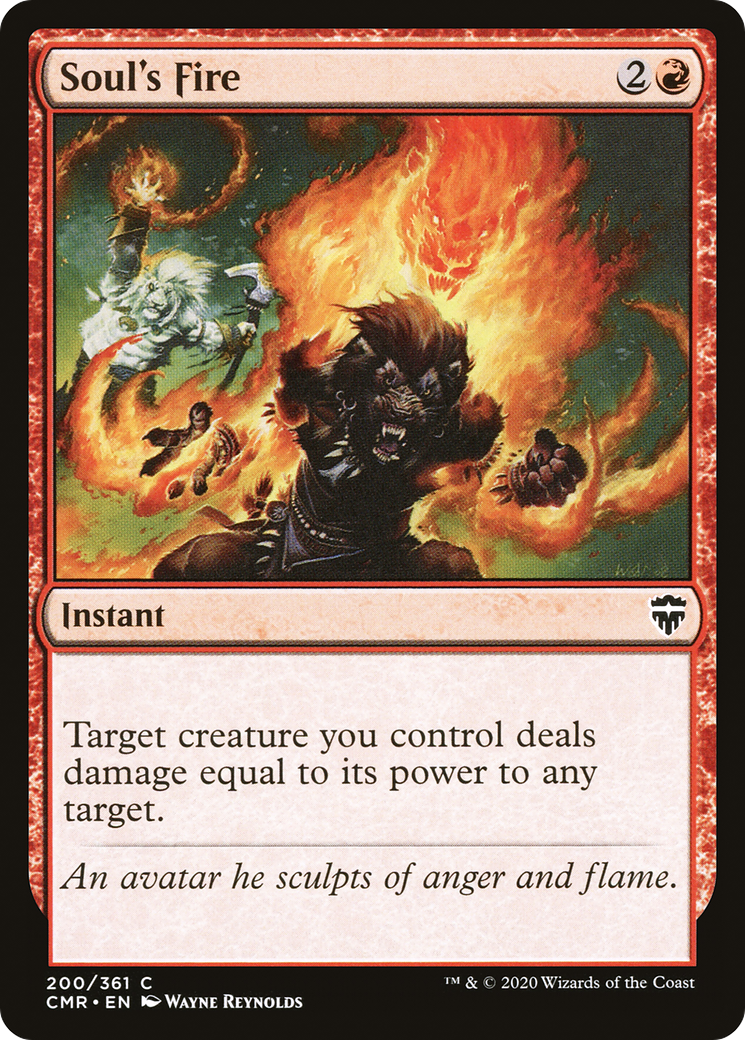Soul's Fire (200) Foil - Commander Legends