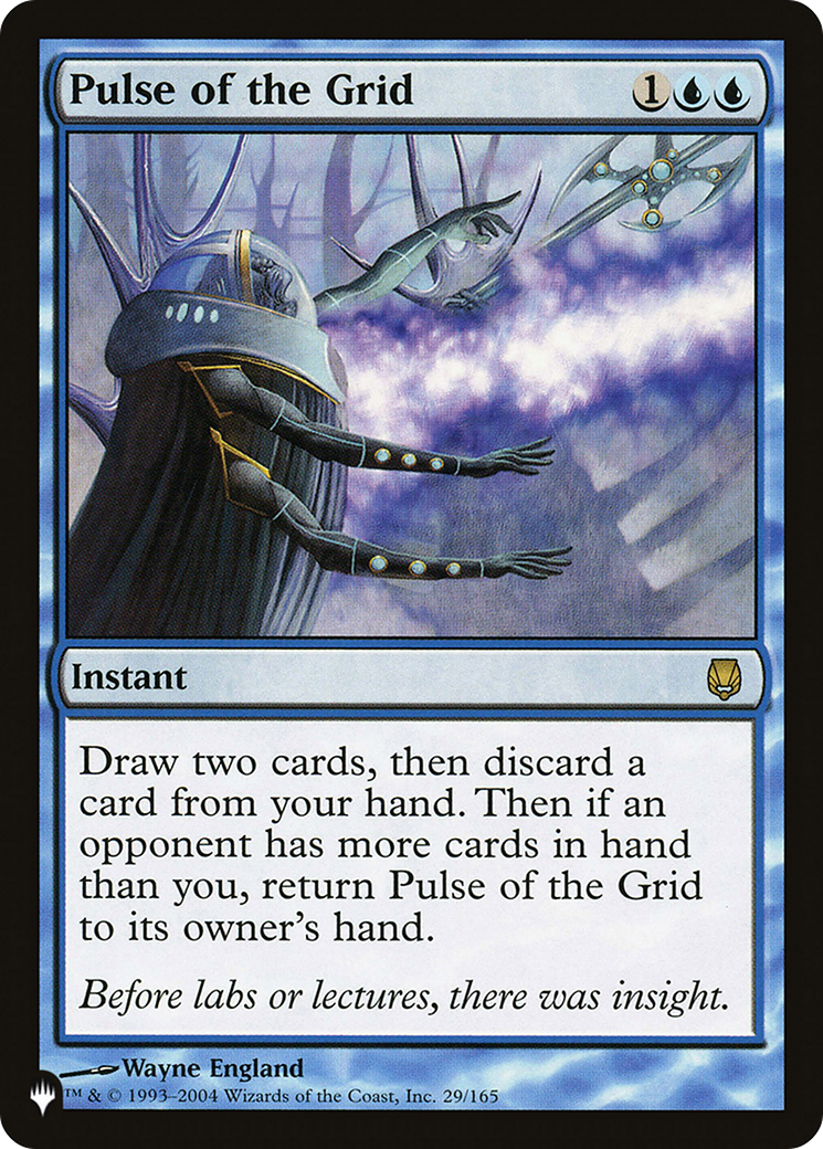 Pulse of the Grid (DST-29) - The List