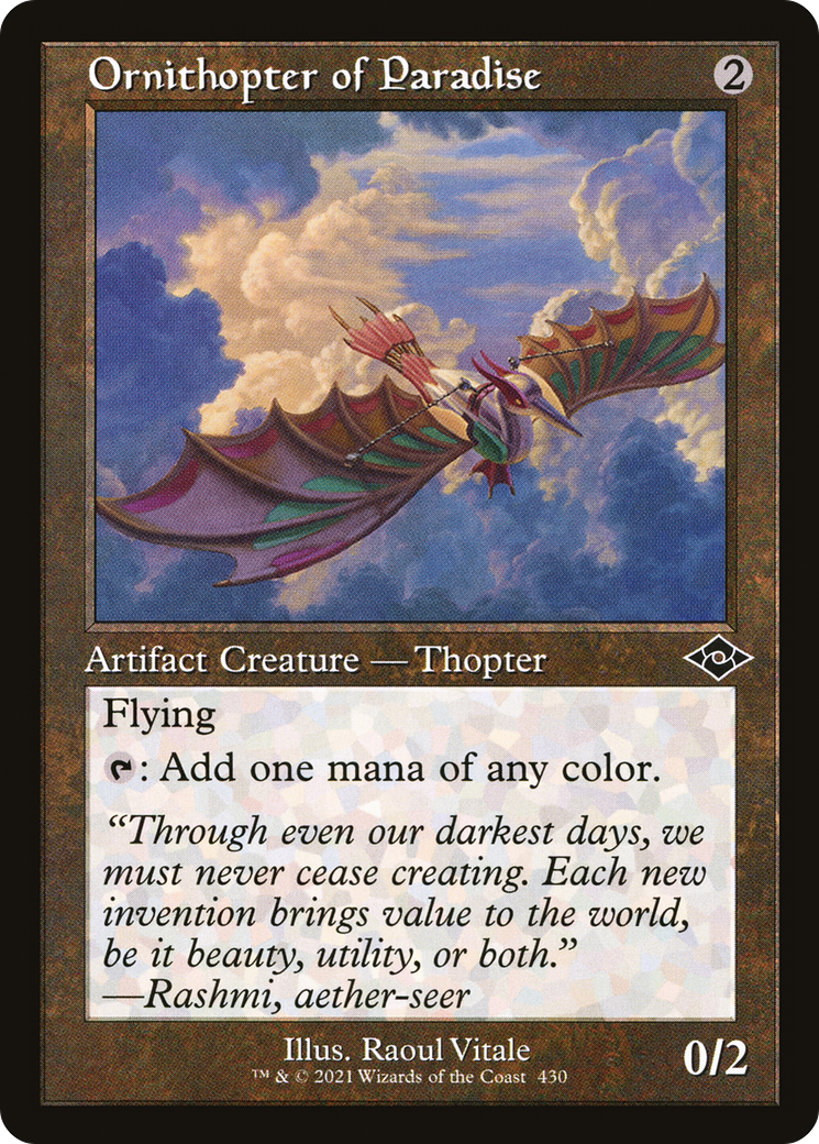 Ornithopter of Paradise (Retro) (430) Foil - Modern Horizons 2
