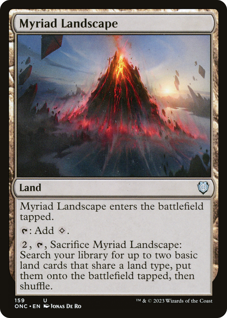 Myriad Landscape (159) - Phyrexia: All Will Be One Commander