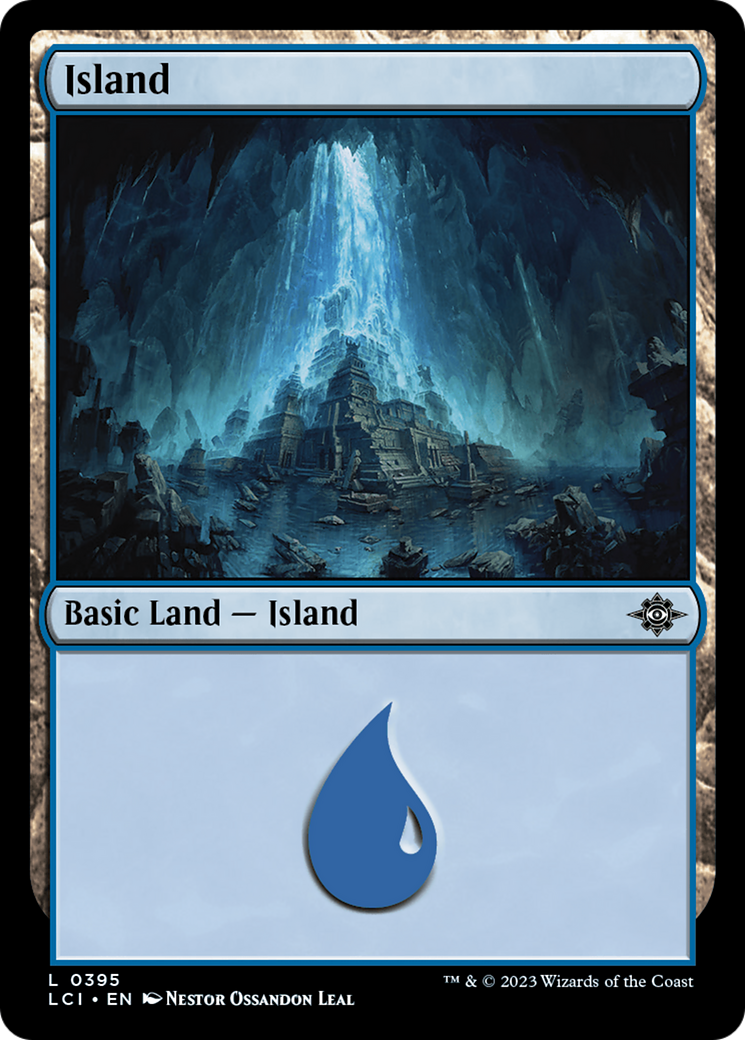 Island (395) Foil - The Lost Caverns of Ixalan