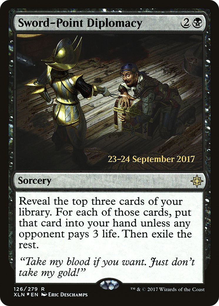 Sword-Point Diplomacy (126) Foil - Ixalan Promos