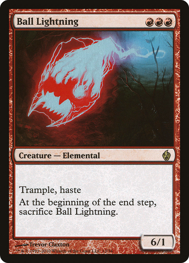 Ball Lightning (012) Foil - Premium Deck Series: Fire and Lightning