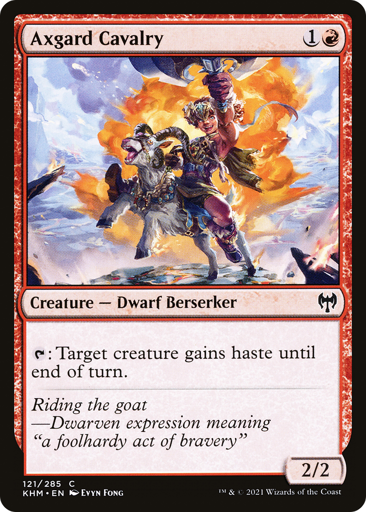 Axgard Cavalry (121) Foil - Kaldheim