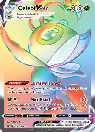 Celebi VMAX (Secret) (199) Holofoil - Chilling Reign