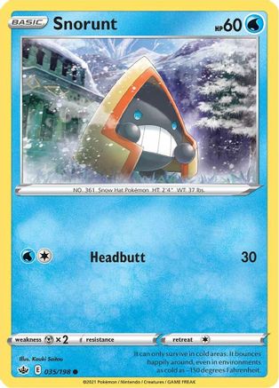 Snorunt (35) Reverse Holofoil - Chilling Reign