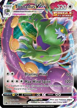 Tornadus VMAX (125) Holofoil - Chilling Reign