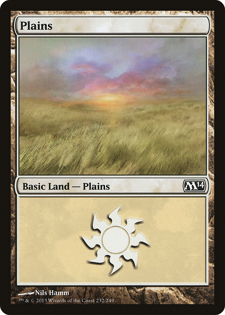 Plains (232) Foil - Magic 2014