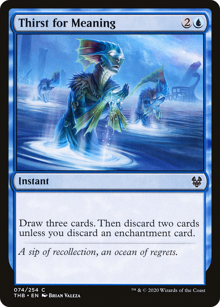 Thirst for Meaning (074) Foil - Theros Beyond Death