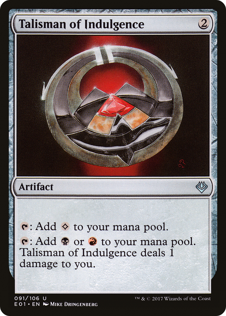 Talisman of Indulgence (091) - Archenemy: Nicol Bolas
