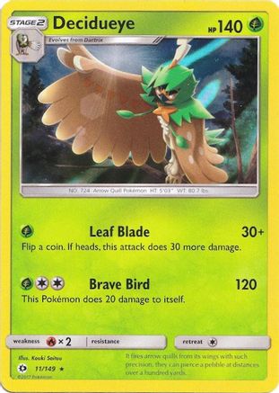 Decidueye - 11/149 (Water Web Holo) (11) Holofoil - Miscellaneous Cards & Products