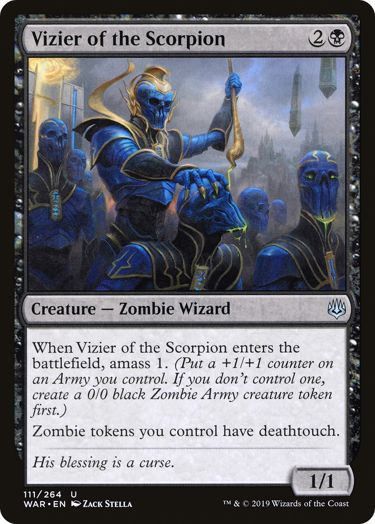 Vizier of the Scorpion (111) Foil - War of the Spark