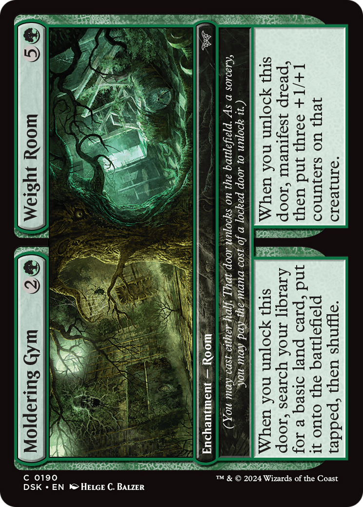 Moldering Gym // Weight Room (190) Foil - Duskmourn: House of Horror