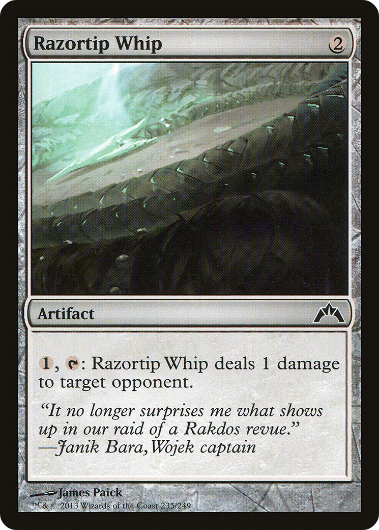 Razortip Whip (235) Foil - Gatecrash