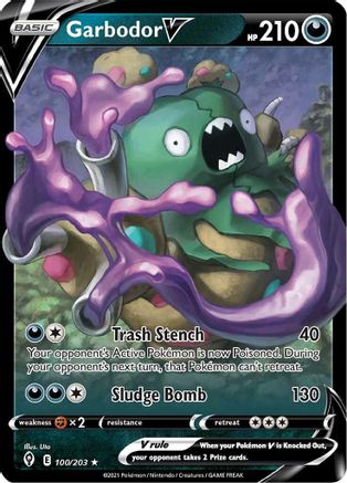 Garbodor V (100) Holofoil - Evolving Skies