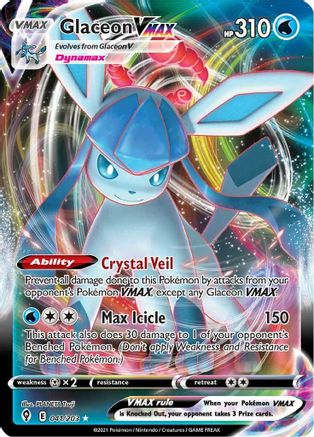 Glaceon VMAX (41) Holofoil - Evolving Skies