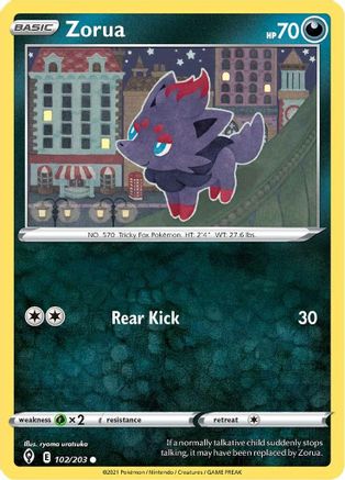 Zorua (102) - Evolving Skies