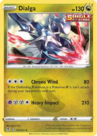 Dialga (112) Reverse Holofoil - Evolving Skies