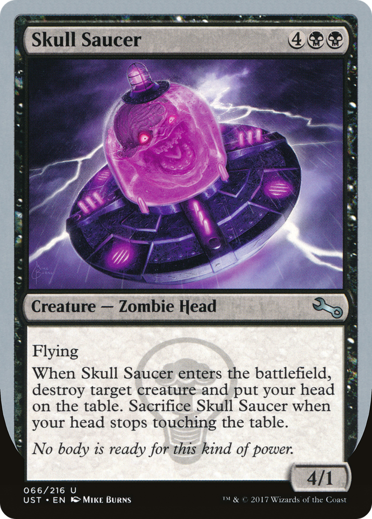 Skull Saucer (066) Foil - Unstable