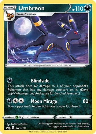 Umbreon - SWSH129 (SWSH129) Holofoil - SWSH Sword & Shield Promo Cards
