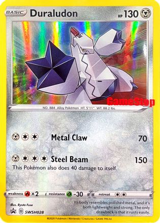 Duraludon - SWSH028 (Gamestop Exclusive) (SWSH028) Holofoil - Miscellaneous Cards & Products