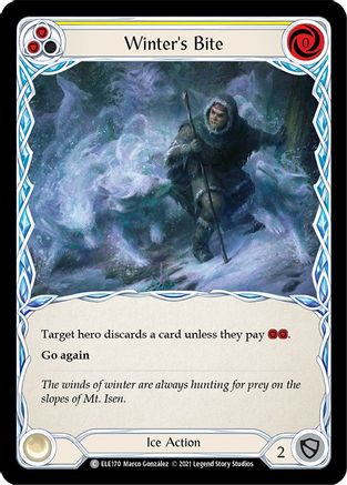 Winter's Bite (Yellow) (ELE170) (1st Edition) - Tales of Aria