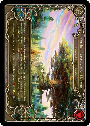 Korshem, Crossroad of Elements (ELE000) (Unlimited Edition) Rainbow Foil - Tales of Aria