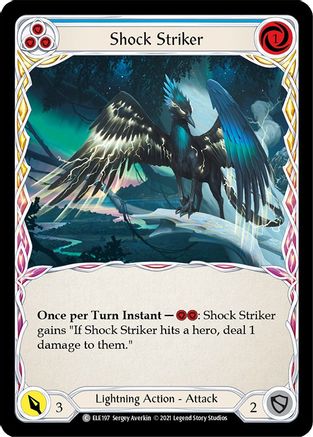 Shock Striker (Blue) (ELE197) (Unlimited Edition) - Tales of Aria