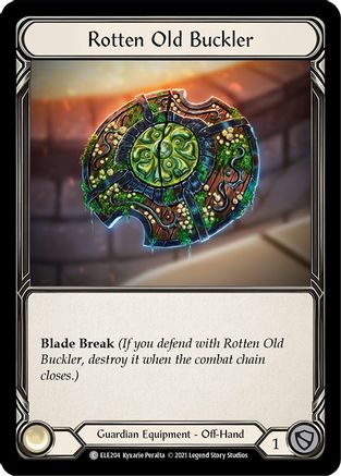 Rotten Old Buckler (ELE204) (Unlimited Edition) Rainbow Foil - Tales of Aria
