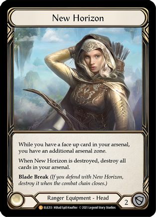 New Horizon (ELE213) (1st Edition) Cold Foil - Tales of Aria