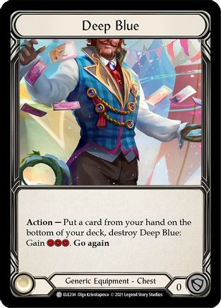 Deep Blue (ELE234) 1st Edition Cold Foil - Tales of Aria