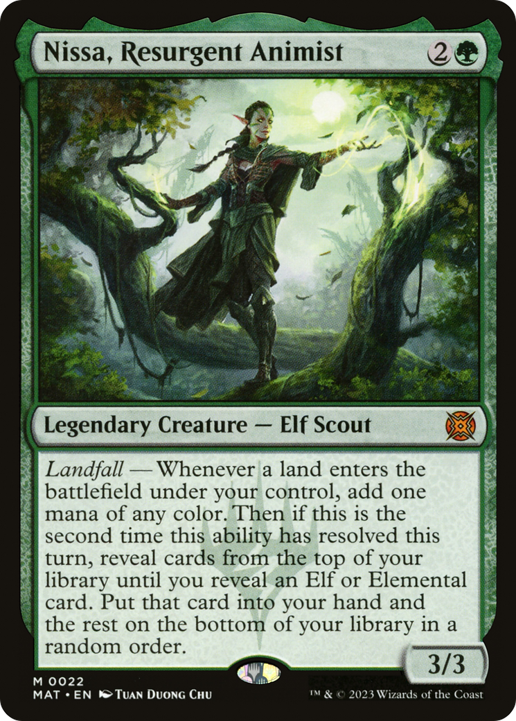 Nissa, Resurgent Animist (022) - March of the Machine: The Aftermath