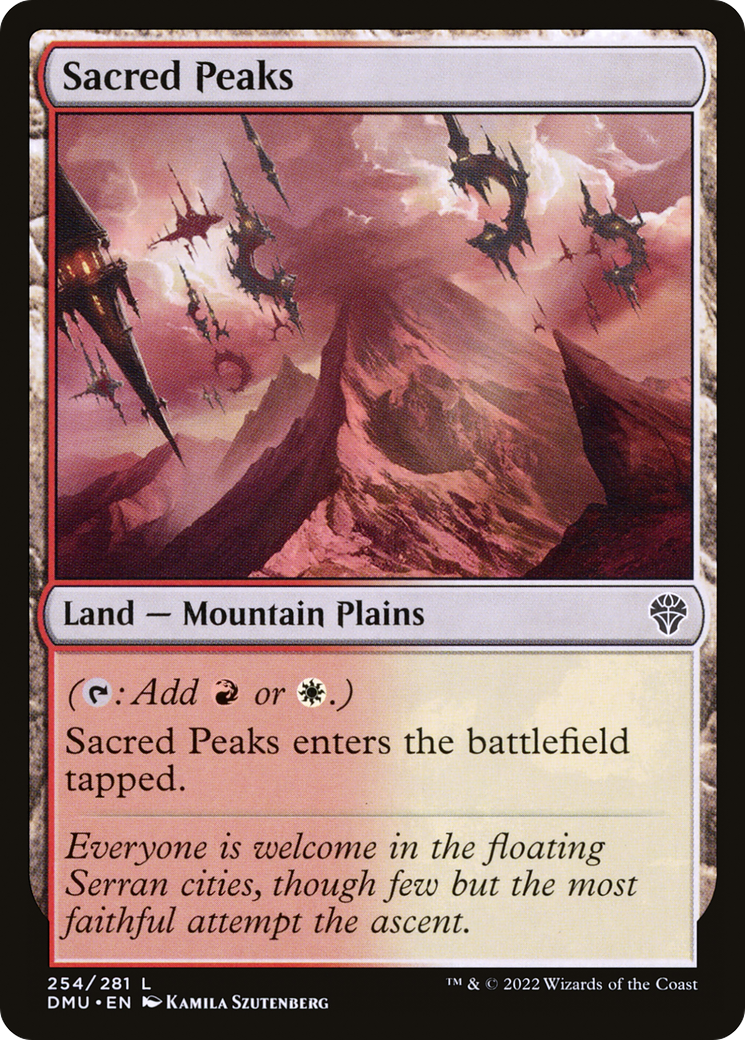 Sacred Peaks (254) - Dominaria United