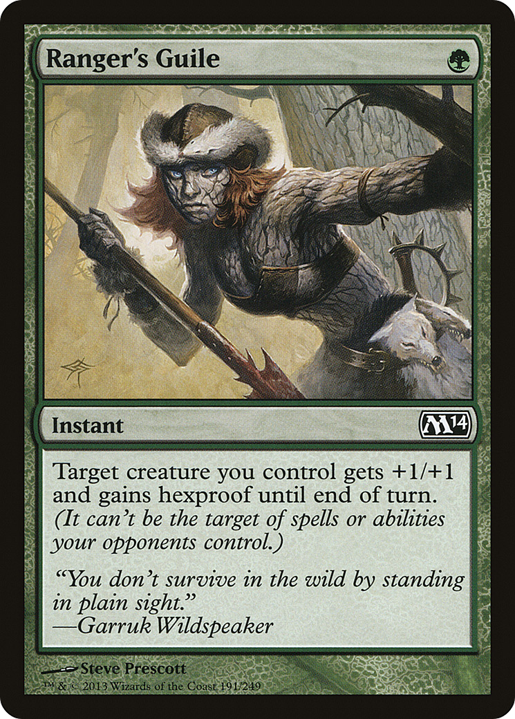 Ranger's Guile (191) Foil - Magic 2014