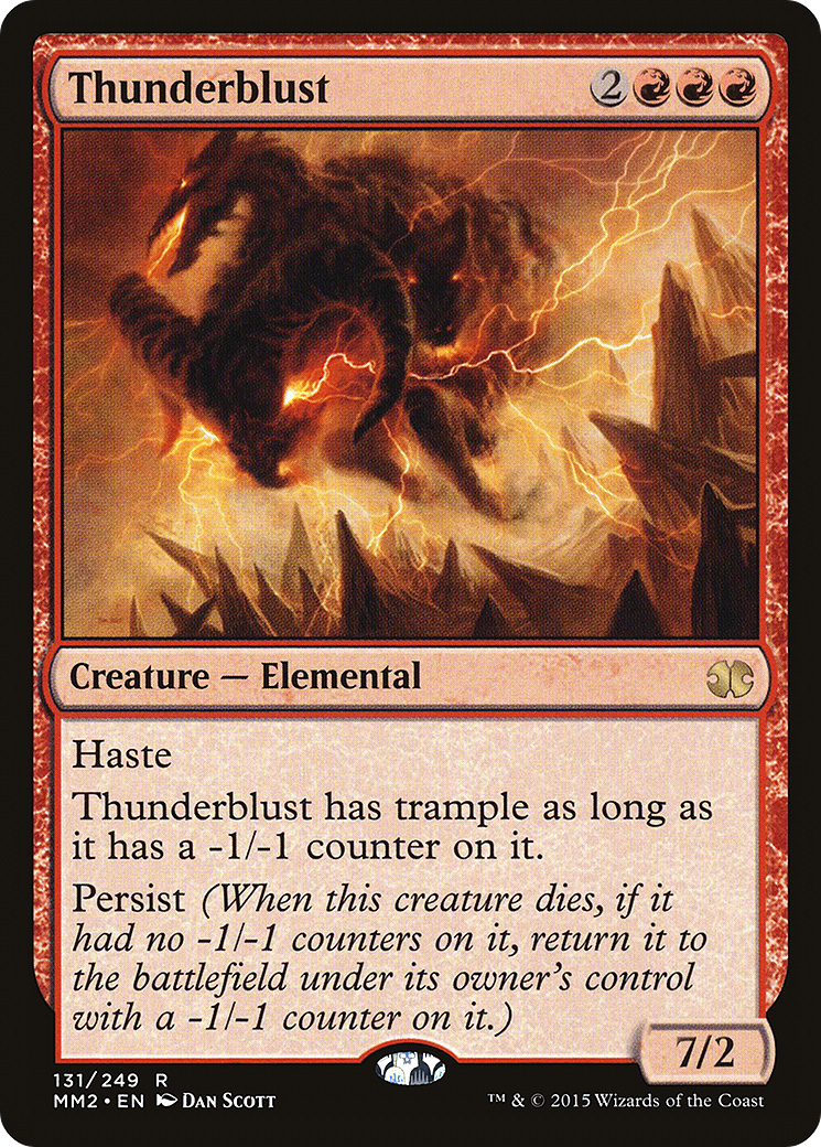 Thunderblust (131) Foil - Modern Masters 2015
