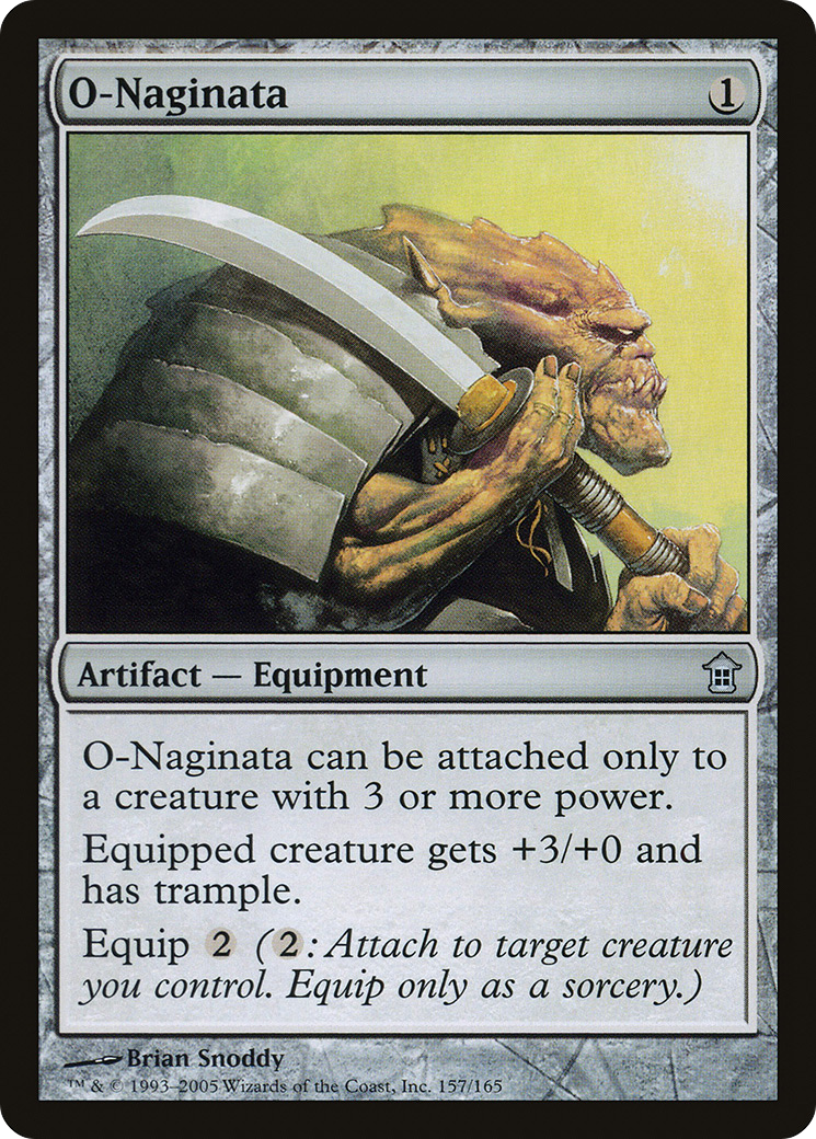 O-Naginata (157) Foil - Saviors of Kamigawa