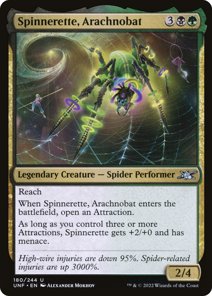 Spinnerette, Arachnobat (180) Foil - Unfinity