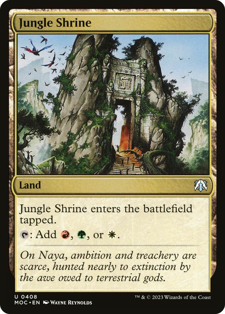 Jungle Shrine (408) - March of the Machine Commander