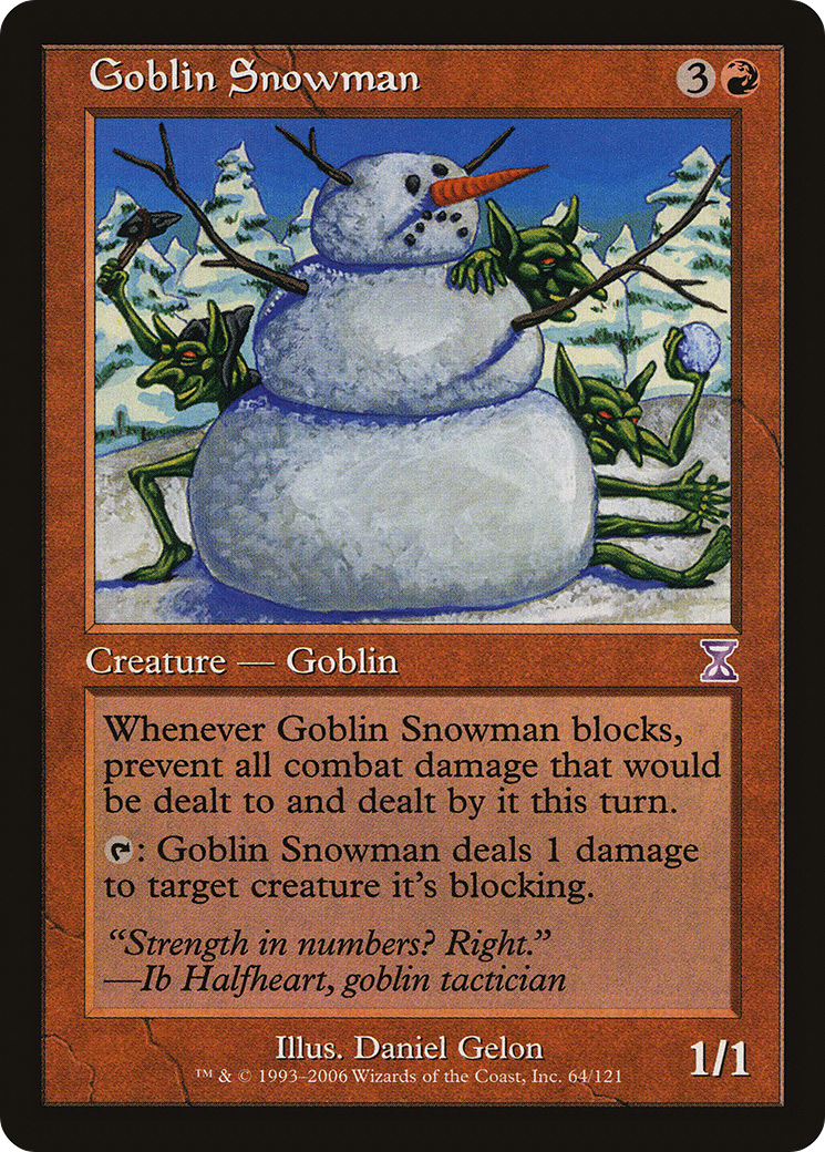 Goblin Snowman (Retro) (064) - Time Spiral Timeshifted
