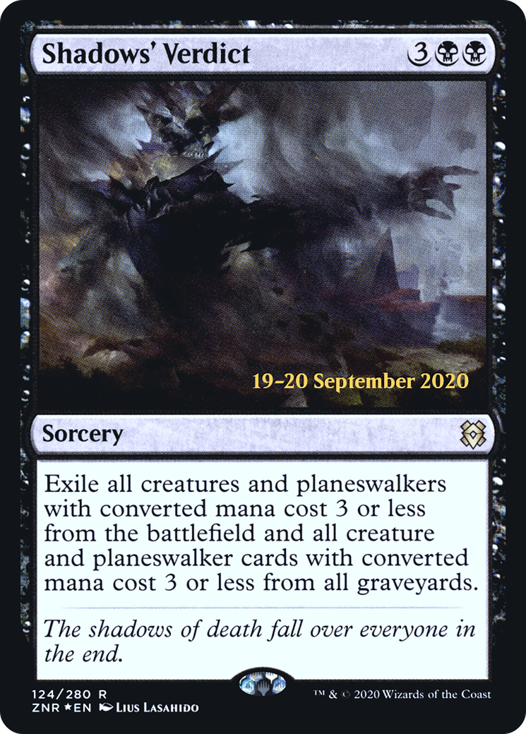 Shadows' Verdict (124s) Foil - Zendikar Rising Promos