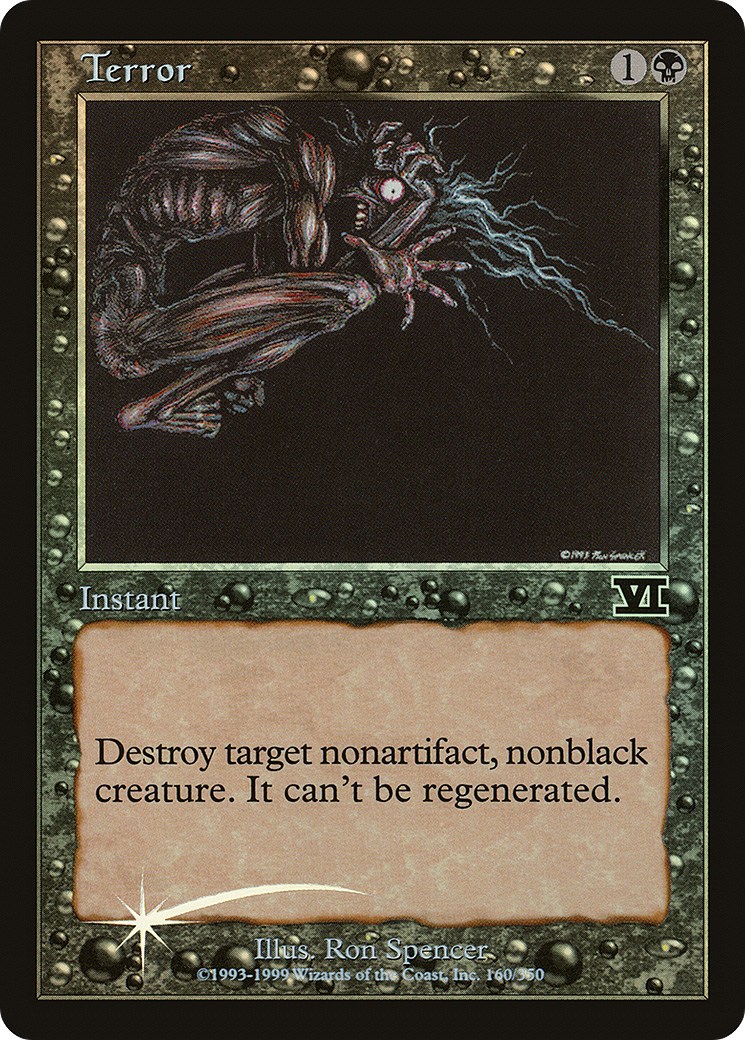 Terror (6ED-160) Foil - Friday Night Magic 2000