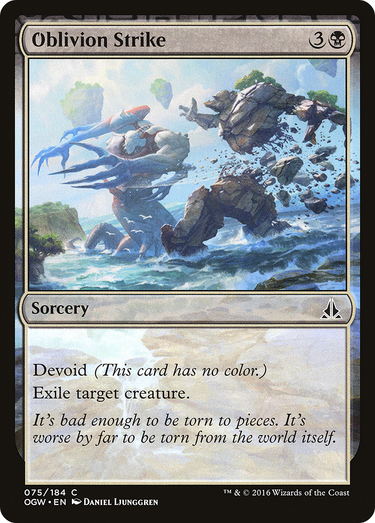 Oblivion Strike (075) Foil - Oath of the Gatewatch