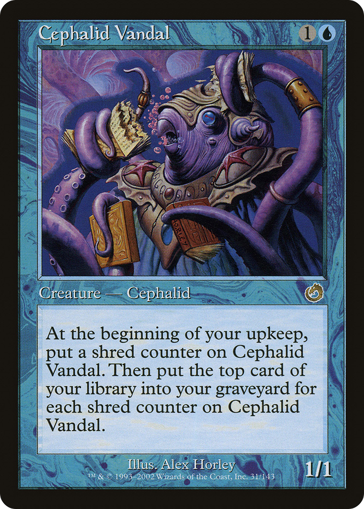 Cephalid Vandal (Retro) (031) Foil - Torment