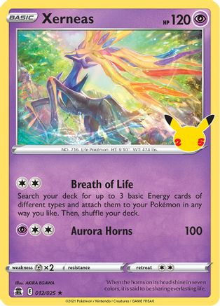 Xerneas (12) Holofoil - Celebrations