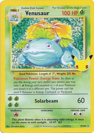Venusaur (15) Holofoil - Celebrations Classic Collection