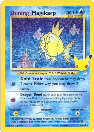 Shining Magikarp (66) Holofoil - Celebrations Classic Collection