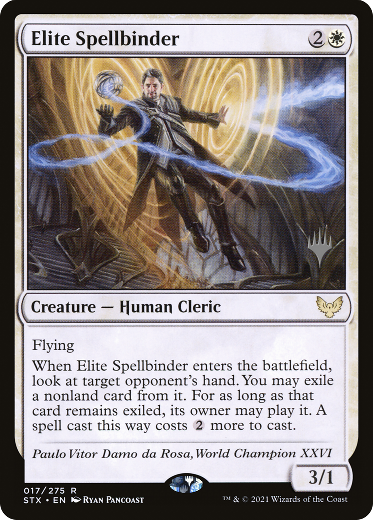 Elite Spellbinder (17p) Foil - Strixhaven: School of Mages Promos