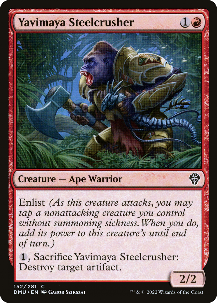 Yavimaya Steelcrusher (152) - Dominaria United