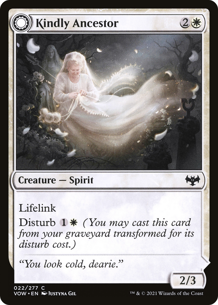 Kindly Ancestor // Ancestor's Embrace (022) - Innistrad: Crimson Vow